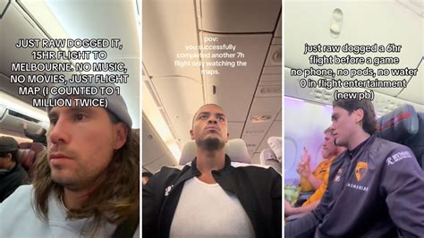 Why Men Are ‘Rawdogging’ Flights .
